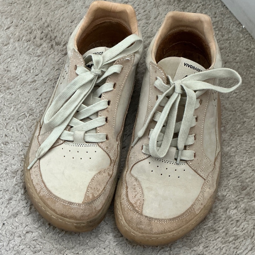 Vivo Barefoot Beige and Cream Women's Sneakers
